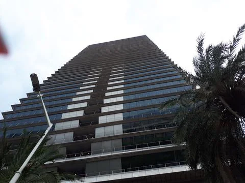 Building view from dowun side Fotos Stock