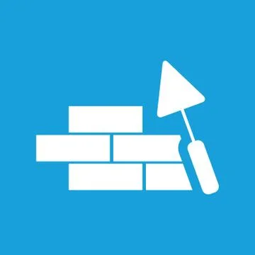 Building wall icon Ilustración de archivo