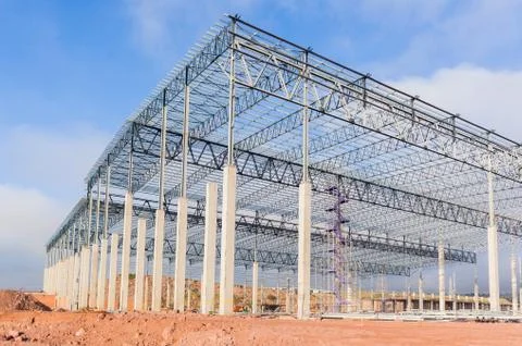 Building Warehouse Structure Construction Stock Photos