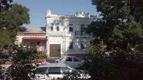 The building was built in 1900. The ancient building. 動画素材 115788549