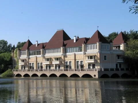 Building on water Stock Photos