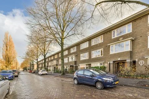 The building in which the apartment is located Stock Photos