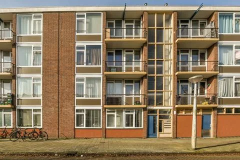 The building in which the apartment is located Stock Photos