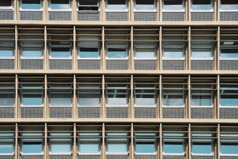 Building window close up.Texture. Stock Photos