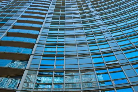 Building windows background Stock Photos