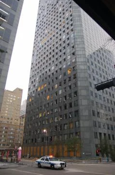 Building with Windows Blown Out Stock Photos