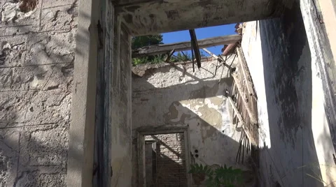 Building Without Roof (3) Stock Footage 42436410