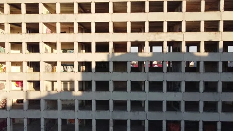 Building without windows Stock Footage 164880099