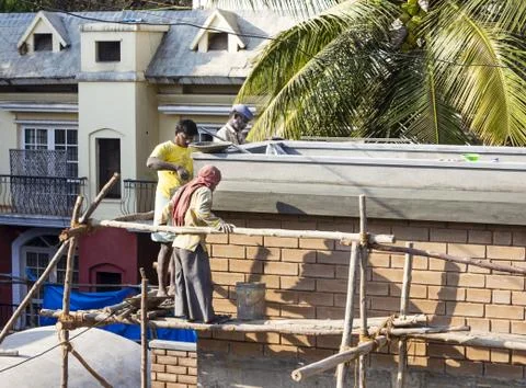Building work India Stock Photos