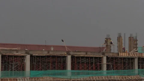 Building Worker Stock Footage 118348785