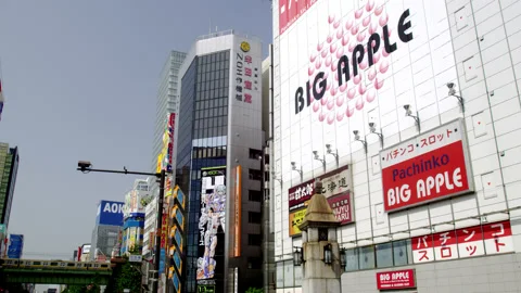 Buildings in Akihabara Stock Footage 151621175