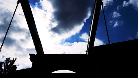 Buildings in Amsterdam. View from below. Stock Footage 128255442