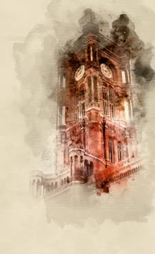 Buildings and constructions Ilustración de archivo