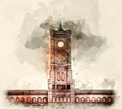 Buildings and constructions Ilustración de archivo