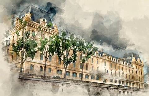 Buildings and constructions Stock Illustration