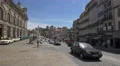 Buildings and lampposts on Almeida Garrett Square in Porto 4k or 4k+ Resolution