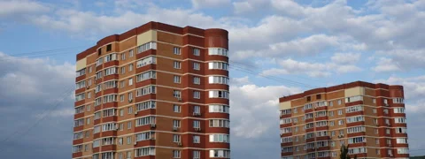Buildings and sky Stock Footage 197083944