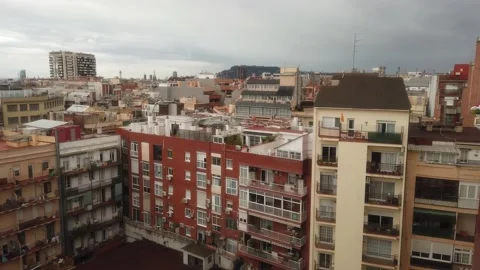 Buildings in Barcelona. Eixample District. Spain Stock Footage 145952405
