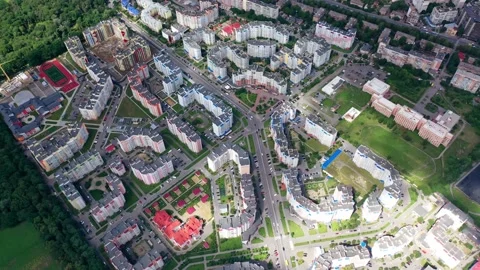 Buildings blocks from the high Stock Footage 135105777