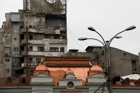 Buildings in Bucharest 写真素材
