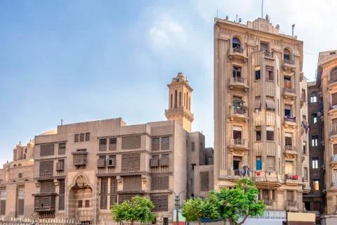 Buildings of Cairo Stock Photos