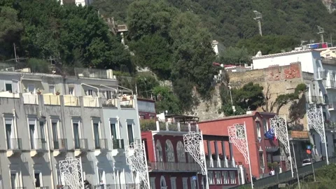 Buildings on Capri Stock Footage 149896368
