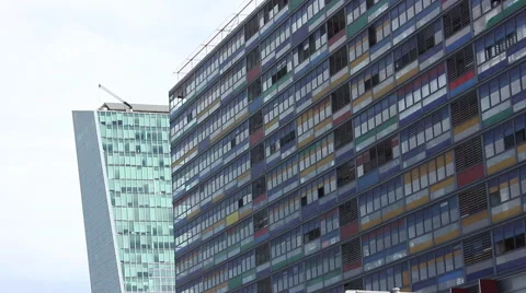 Buildings in a city Vídeo Stock 46279955
