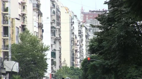 Buildings in a city Vídeo Stock 48727794
