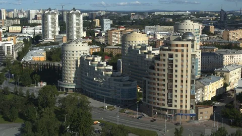 Buildings in the city Stock Footage 96159532