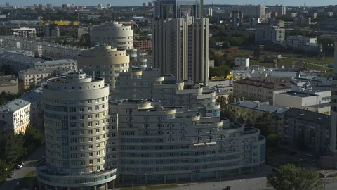 Buildings in the city Stock Footage 96171940