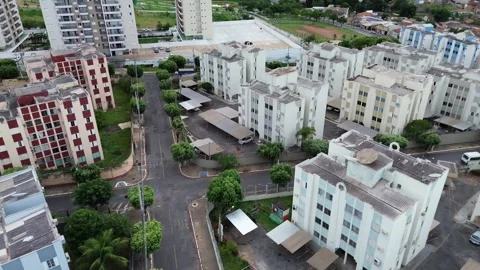 Buildings in the city Video stock 235451824