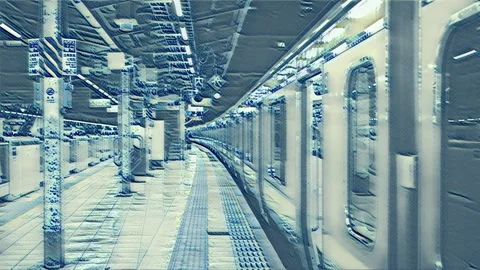 Buildings, Cityscape, Train, Tokyo Stock Footage 321634508
