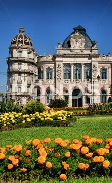 Buildings in coimbra Stock Photos