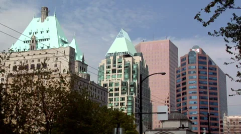 Buildings in Down Town Area Stock Footage 38603529