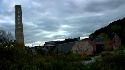 Buildings in forest Video stock 105609638