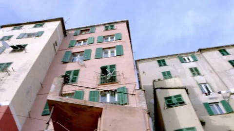 Buildings in Genova 스톡 동영상 278385999