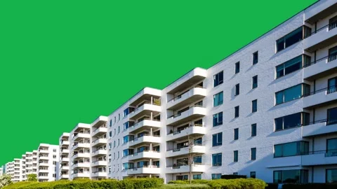 Buildings green screen backgrond Stock Footage 150780212