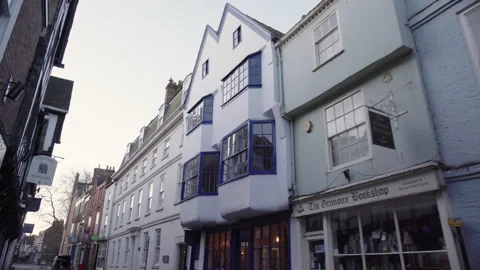 Buildings On High Petergate York Video stock 242706530