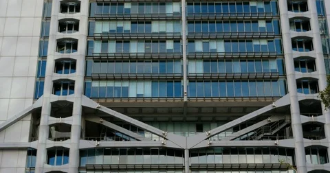 Buildings in Hong Kong Central Stock Footage