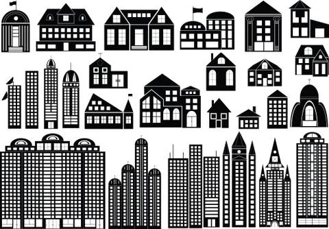 Buildings Stock Illustration