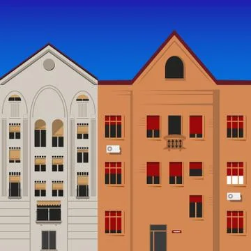 Buildings Stock Illustration