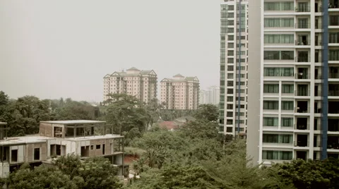 Buildings in Jakarta Stock Footage 57769403