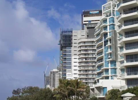 Buildings lined up Stock Photos