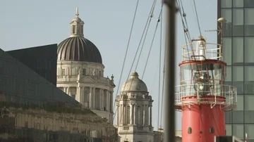 Buildings in Liverpool Video stock 85556469