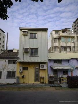 Buildings old and new Stock Photos