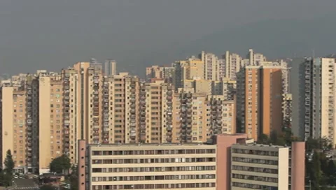 Buildings. Pan 스톡 동영상 8659318