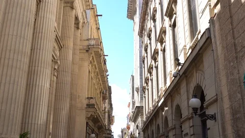 Buildings from a perspective that provide a good background 스톡 동영상 128277353