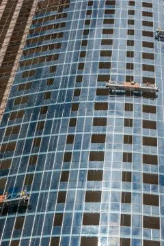 Buildings in the process of construction,Batumi Stockfoto's