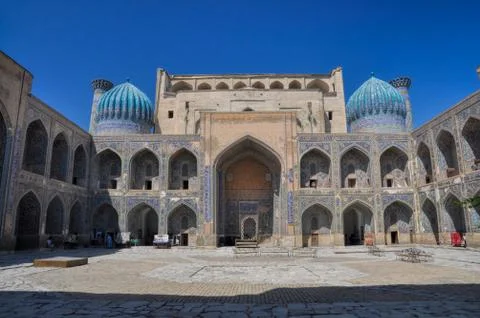 Buildings in samarkand Foto stock