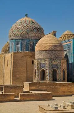 Buildings in samarkand Stock Photos